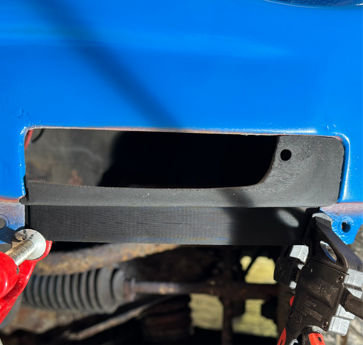 MGB / MGB GT Front filler panels X2 (Indicator / Blinker side light panel, Rubber to chrome bumper conversion)